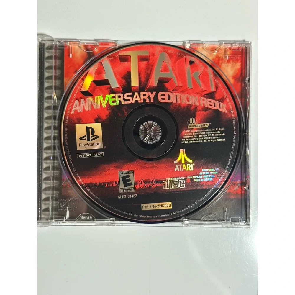 Atari Anniversary Edition‎ Redux for Sony Playstation 1 PS1 Complete Great Shape